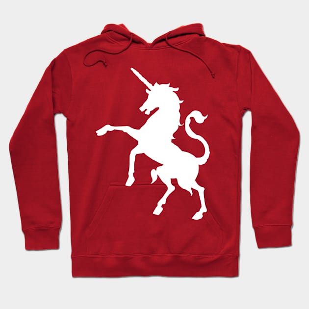 Awesome White Unicorn Tee Shirt Hoodie by Nonstop Shirts